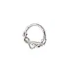 Nuevo Anillo de Nariz de Acero Inoxidable Moda Europea y Americana Elegante Anillo de Septum Nasal Anillo Cerrado de Araña Anillo Dais Anillo Sin Costuras Joyería para la Nariz