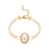 Pulsera Exquisita Francesa de Doble Capa con Perlas, Lujo Ligero, Pulsera de Temperamento de Moda de Gama Alta, Joyería de Mano de Diseño de Nicho