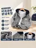Ropa de Primavera y Otoño Beikefei Unisex para Niños Chaqueta con Capucha Rayada Nueva Prenda Superior de Manga Larga Elegante para Primavera y Otoño Niños