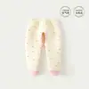 Calça Bebê Outono Inverno Meninos Meninas Três Camadas Acolchoada Abertura Entre Pernas Calça Infantil Engrossada Quente Longa Pijama para Casa