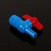 Bomba de oxígeno para acuario, tubo de explosión, interfaz de 4 puntos PVC, adhesivo, válvula integrada, conector de interruptor de diámetro variable acuático, accesorios