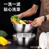 Venta de fábrica: Lavabo de acero inoxidable 304, estilo europeo, multiusos, para cocina, sopa, verduras, desagüe y especias.