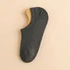 Algodón de Xinjiang Calcetines de Verano Finos Absorbentes de Sudor Transpirables Resistentes al Olor Calcetines Invisibles de Corte Bajo Silicona Antideslizante en el Talón Calcetines para Mujer