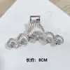 Pinza para el Cabello de Aleación con Forma de Estrella de Mar y Concha Europea y Americana, Pinza de Alta Gama, Pinza de Tiburón para Recoger la Mitad del Cabello en la Parte Posterior de la Cabeza, Accesorio para el Cabello Transfronterizo