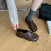 Zapatos lindos de estilo hada con punta poco profunda y dedos divididos, estilo pezuña de cerdo, de suela suave, estilo bosque, para mujer, 2026 otoño, planos, sin cordones, estilo ballet