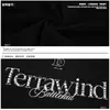 Camiseta Corta de Marca Nacional de Moda Estilo Retro Americano Bordado de Letras con Perlas para Hombre, Verano Diseño Holgado Top para Pareja