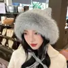 Gorro Cálido y a Prueba de Frío de Nuevo Estilo Invernal para Mujer, Gorro con Protección para las Orejas, Gorro de Felpa para Orejas, Lindo Gorro Integral de Invierno Venta al por Mayor