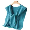 Chal de Lana Pura 100% Lana Cálido y Agradable para la Piel Estilo Elegante Versátil Estilo de Oficina de Gama Alta para Otoño e Invierno