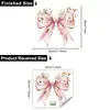 Adesivos de Festival de Borboleta Rosa para Decoração de Parede ao Lado da Cama de Quarto de Meninas Papel de Parede Adesivos de Parede Autoadesivos Quentes para Crianças Atacado