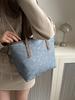 Bolsa de Grande Capacidade Moda Feminina Nicho Shoulder Bag 2024 Novo Estilo All-match Commuter Tote Bag Bolsa Classe