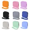 Bolsa Pequeña Cuadrada de Silicona para Guardar Monedas, Banco de Pintalabios, Tarjeta, Auriculares, Bolsa de Almacenamiento con Cremallera, Bolsita Pequeña Estilo Ins para Llaves de Mano