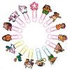 Moana Clip de Papel Grande Suministros de Oficina Clip de Papel Creativo Lindo Aguja en Forma de U Dibujo Animado de PVC Marcador de Páginas Colorido