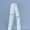 Banda Elástica Nylon Blanco y Negro 1.2cm Borde Ondulado Elástico para Ropa Interior, Calcetines, Accesorios de Ropa DIY, Adorno de Encaje