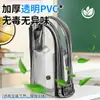 Estuche Vertical Magnético Transparente para Lápices Bolsa de Almacenamiento de Cosméticos de Gran Capacidad Portabolígrafos Vertical de PVC a Prueba de Polvo e Impermeable