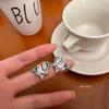 Novos Brincos Geométricos de Amor Lava com Agulha de Prata S925 Design Simples Doce Coreano Moda Metálica Tendência