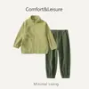 Conjuntos Infantis, Roupas de Outono e Inverno, Novo Estilo de Jaquetas e Calças de Lã Polar para Meninos e Meninas, Conjunto de Duas Peças para Sair e Usar em Casa