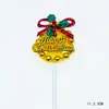 Árbol de Navidad árbol de coco pastel de cumpleaños enchufe decoración dulce tarjeta de horneado Vaca lechera Castillo DIY tarjeta verde