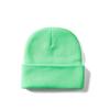 Gorro tejido coreano de punto para mujer, sombrero de lana para otoño e invierno, logotipo bordado personalizado, cálido, color liso, sombrero para el frío, venta al por mayor para hombre