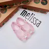 2024 Nuevos Zapatos de Gelatina Melissa Melis*A Nido de Pájaro Lazo Corona Zapatos de Princesa Zapatos de Playa Fragantes Mujer