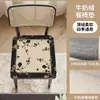Cojín de silla estilo francés para uso en el hogar, apto para todas las estaciones, cojín vintage para silla de comedor, cojín antideslizante de alta gama para asiento de oficina