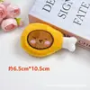 Chaveiro Broche Pingente de Pelúcia Capivara Rangente Frango Assado Croissant Acessório de Cabelo Acessório de Roupa