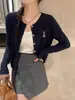 Cárdigan de Punto para Mujer 2026 Otoño Nuevo Estilo Estilo Universitario Abrigo Suéter Elegante Ropa de Abrigo para Principios de Otoño Top