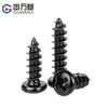 Parafusos Auto-atarraxantes Cabeça Panela, Parafusos Cabeça Chave Phillips Zinco Preto, Parafusos Pretos, Parafusos Pequenos Norma Nacional, Venda Direta do Fabricante