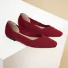 Zapatos de Princesa Zapatos Náuticos de Suela Blanda Tejidos Cuadrados de Una Sola Capa Zapatos de Mujer Tejido de Rollo de Huevo Zapatos Planos Tejidos de Vuelo Zapatos de Frijol Transpirables