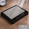 Cuaderno de banda A5 de piel de oveja para empresa, se puede imprimir logo, cuero suave de alta calidad, diario exquisito, libro para conferencias de trabajo