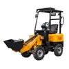 Cargador Compacto Eléctrico Directo de Fábrica Manejo en Almacenes de Construcción Carga y Descarga Carretilla Elevadora Pequeña Agrícola