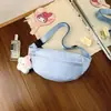 Nova Bolsa de Ombro Casual de Lona Outono 2026 para Mulheres, Bolsa Transversal, Bolsa de Peito Esportiva, Bolsa de Cintura Versátil de Nicho, Bolsa Feminina no Atacado