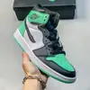 Zapatillas de Baloncesto Retro Originales Aj1 de Caña Alta Off-White Jordan 1 con Textura de Lichi, Zapatillas Casuales Cómodas y Versátiles