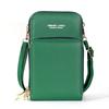 2020 nuevo bolso pequeño de hombro sencillo de moda de color sólido multifuncional de gran capacidad, bolso cruzado para teléfono con pantalla táctil para mujer