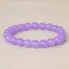 Pulseira de Calcedônia Natural Colorida Dopamina, Círculo Único, Produto Acabado DIY, Novo Estilo Chinês, Joia de Pulseira de Luxo Leve