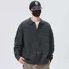 Suéter cárdigan de alta gama, elegante, abierto para hombre, perfecto para otoño e invierno, con un corte holgado y casual, un diseño moderno y un estilo relajado y sin esfuerzo.