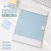 Prancheta de couro magnética em estilo ins moderno, alto valor estético, de mesa, fixação magnética, prancha dobrável de cor contrastante, prancheta de escrita A4