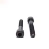 Tornillos de cabeza hexagonal Allen negros personalizados de fábrica de alta resistencia con media rosca no estándar