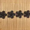 Borda de Renda, Seda de Poliéster Solúvel em Água Acessórios para Roupas, Decoração de Casa, Adornos para Saias, Borda de Renda Bordada, Borda de Renda Atacado