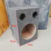 Caja de madera cuadrada para altavoz de 6.5 pulgadas caja vacía caja para subwoofer caja de prueba engrosada modificación de audio para coche