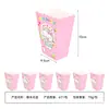 Hello Kitty Gato Kt Temática Fiesta de Cumpleaños Infantil Suministros para Fiesta de Halloween Vasos y Platos de Papel Desechables Set