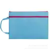 Bolsa de Almacenamiento con Cremallera de Gran Capacidad Estampada Oxford Engrosada Impermeable Bolsa para Inspección de Maternidad Bolsa para Archivos de Entrenamiento de Estudiantes
