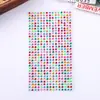 Adesivos de Pontos Coloridos Redondos Tamanho Bolinhas Diamante Brilhante Brinquedos Livros para Crianças Decoração de Diário DIY Acrílico