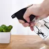 Spray de cabelo regador pode spray garrafa de maquiagem transparente imprensa barbearia 250ml tesoura regador