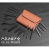 Set de Cortaúñas Negro Qiao Furen de 16 Piezas para Cortar Uñas de los Pies, Set de Tijeras para Uñas, Herramientas de Manicura, Logo Personalizado, Pedicura