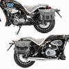 Coche deportivo Wolf adecuado para Zongshen Youmi YOMI bolsa lateral bolsa lateral se puede instalar casco medio casco casco integral con marco de liberación rápida modificación