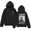 Sudadera con forro polar para hombre y mujer transfronteriza Hip-hop Street Color Sólido Estampado de Letras Sudadera Sudadera Informal Jersey