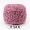Grande Bola de Fio de Veludo de Esquilo com Fio de Seda Brilhante para Tricô à Mão, Cachecol, Chapéu, Xale de Mohair de Espessura Média Venda Direta Tricô à Mão