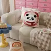 Cojín decorativo de animal de dibujos animados lindo para sofá de sala de estar, cojín de respaldo, cojín para ventanal, cojín para siesta en la oficina, cojín lumbar para cabecera