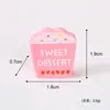 Linda escena de tienda de postres en miniatura Casa DIY con adorable oso y decoraciones de juguetes de comida de frutas, un gran regalo para las fiestas
