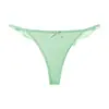 Amazon Encaje Europeo y Americano Transfronterizo Tanga Transparente para Mujer de Cintura Baja sin Costuras con Tira Fina Ropa Interior Deportiva para Mujer que No Pellizca los Glúteos